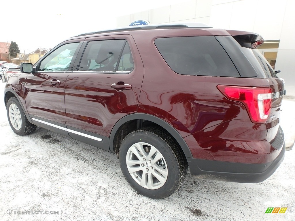 2018 Explorer XLT 4WD - Burgundy Velvet / Ebony Black photo #8