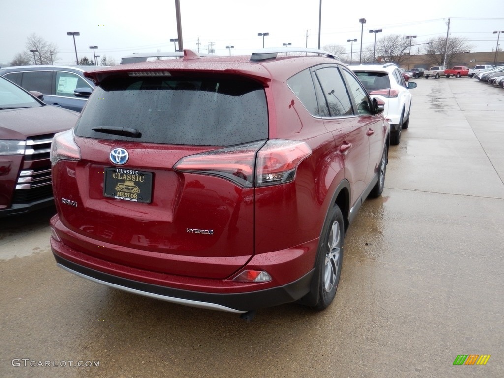 2018 RAV4 XLE AWD Hybrid - Ruby Flare Pearl / Ash photo #5