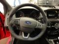 2018 Ford Focus Charcoal Black Recaro Leather Interior Steering Wheel Photo