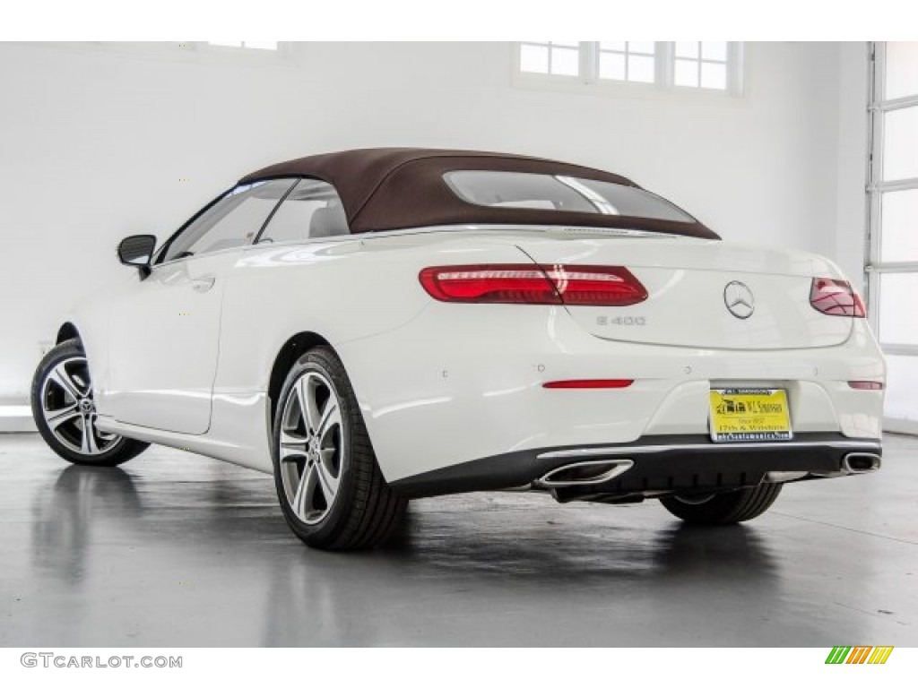 2018 E 400 Convertible - designo Diamond White Metallic / Macchiato Beige/Black photo #4