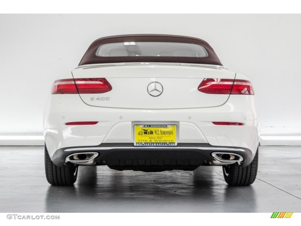 2018 E 400 Convertible - designo Diamond White Metallic / Macchiato Beige/Black photo #5