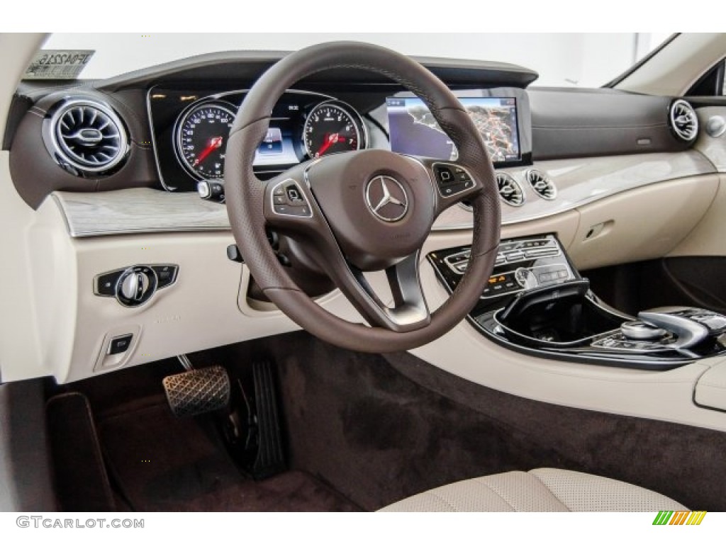 2018 E 400 Convertible - designo Diamond White Metallic / Macchiato Beige/Black photo #8