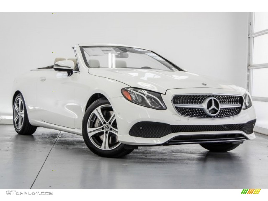 2018 E 400 Convertible - designo Diamond White Metallic / Macchiato Beige/Black photo #11