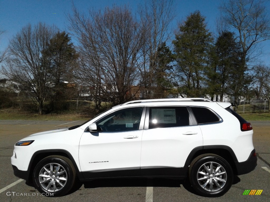 Bright White Jeep Cherokee