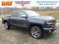 2018 Centennial Blue Metallic Chevrolet Silverado 1500 LTZ Crew Cab 4x4  photo #1