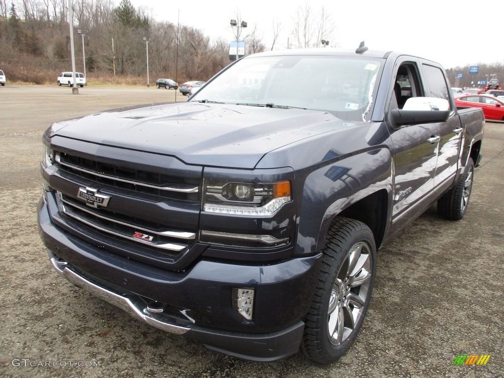 2018 Silverado 1500 LTZ Crew Cab 4x4 - Centennial Blue Metallic / Jet Black photo #8