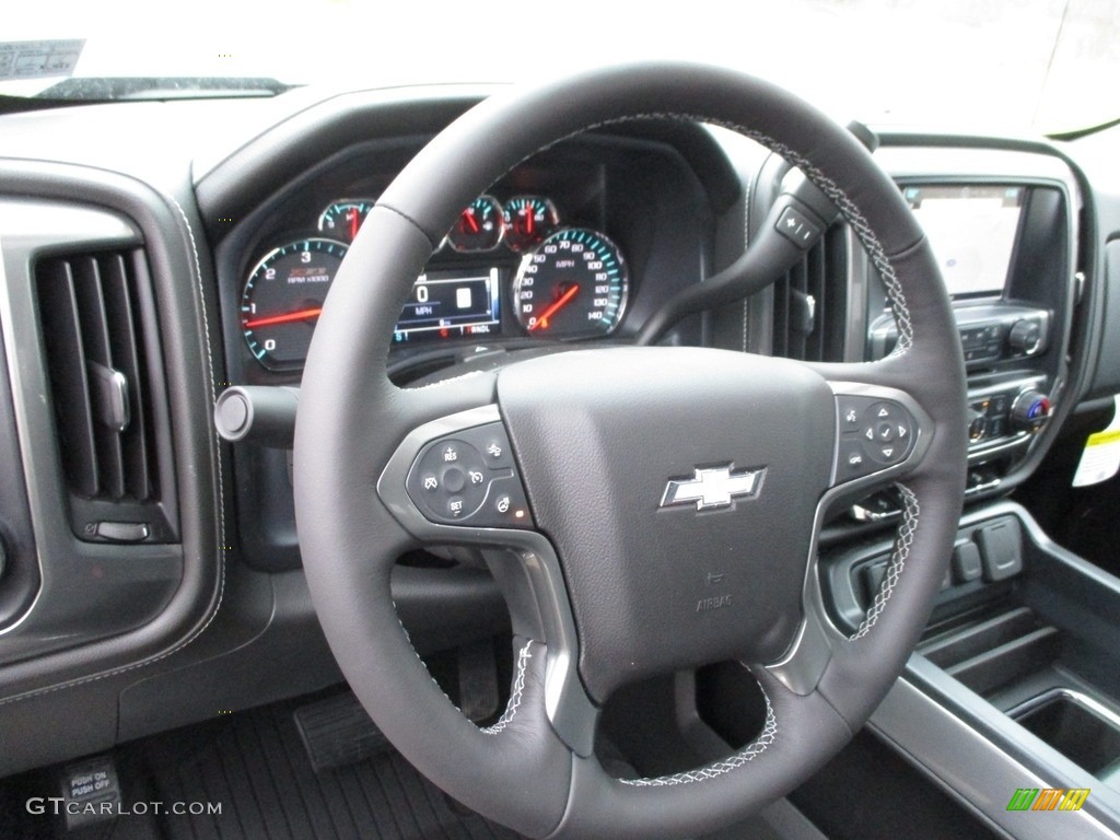 2018 Silverado 1500 LTZ Crew Cab 4x4 - Centennial Blue Metallic / Jet Black photo #19