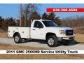 Summit White 2011 GMC Sierra 2500HD Work Truck Regular Cab Commercial