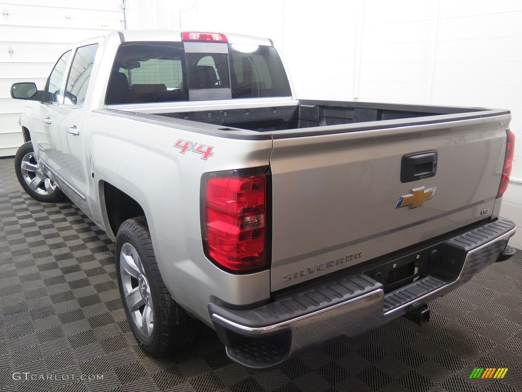 2014 Silverado 1500 LTZ Crew Cab 4x4 - Silver Ice Metallic / Jet Black/Dark Ash photo #8