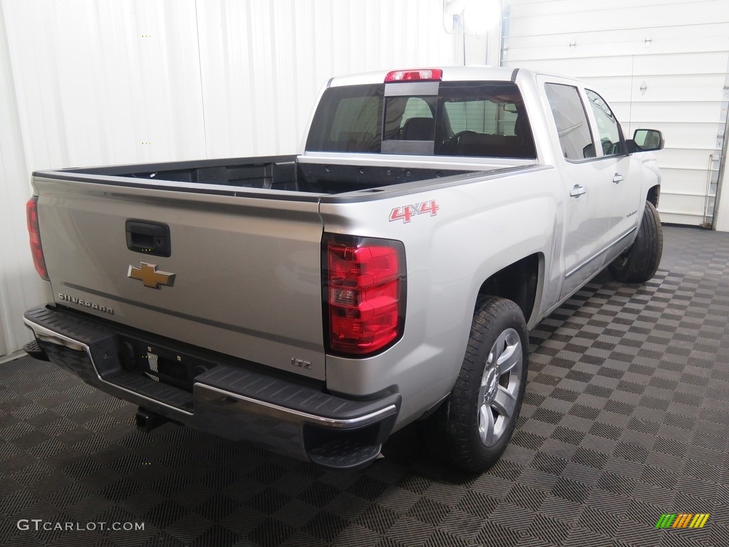 2014 Silverado 1500 LTZ Crew Cab 4x4 - Silver Ice Metallic / Jet Black/Dark Ash photo #10