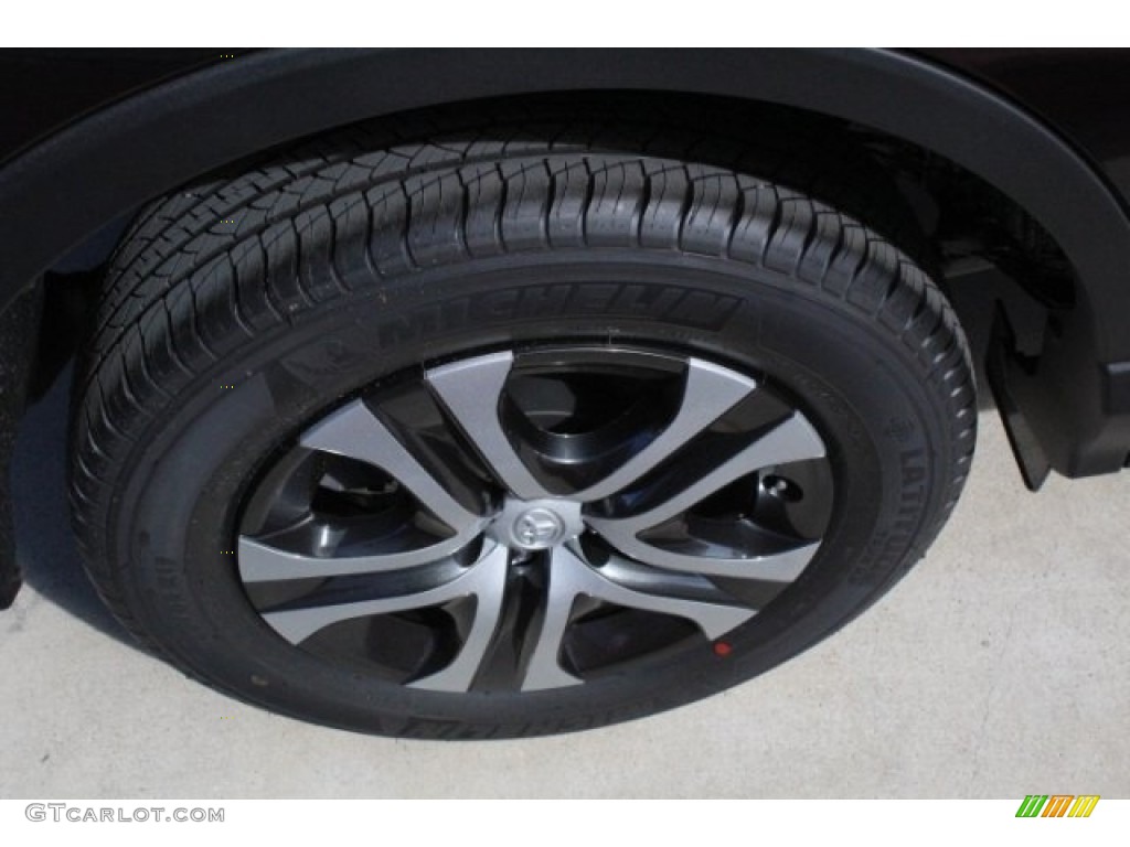2018 RAV4 LE - Black Current Metallic / Black photo #9