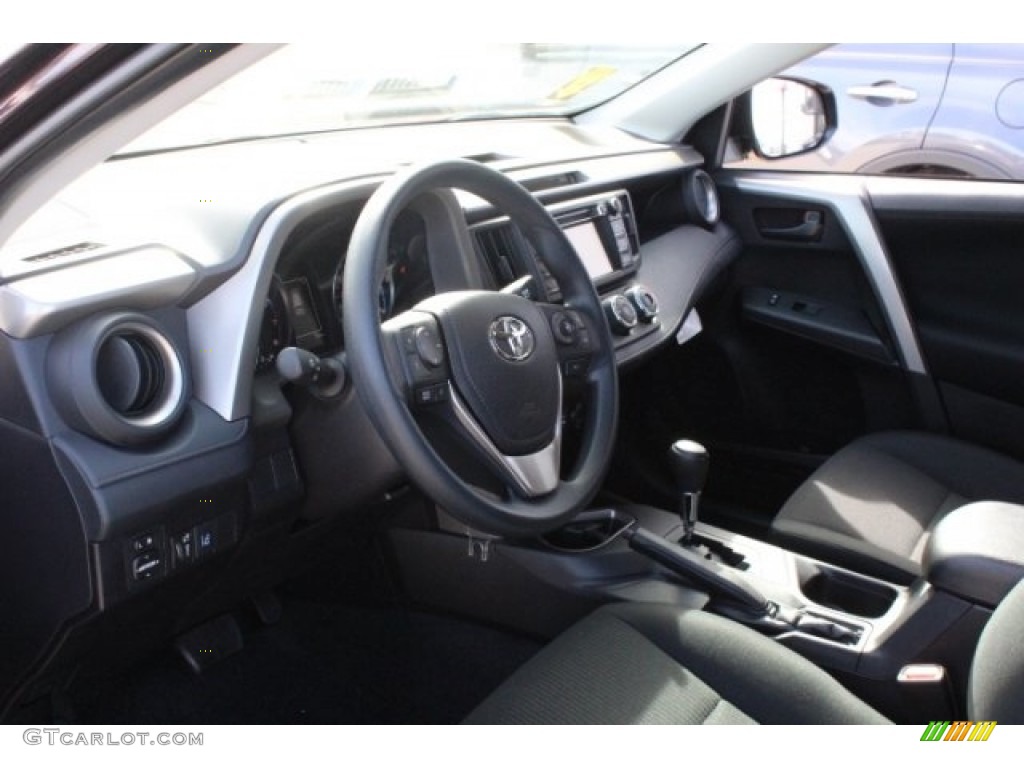 2018 RAV4 LE - Black Current Metallic / Black photo #12