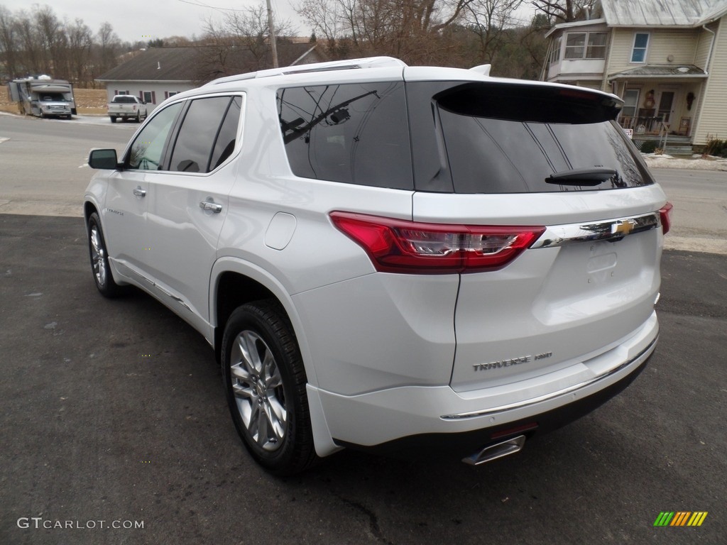 2018 Traverse High Country AWD - Iridescent Pearl Tricoat / High Country Jet Black/Loft Brown photo #7