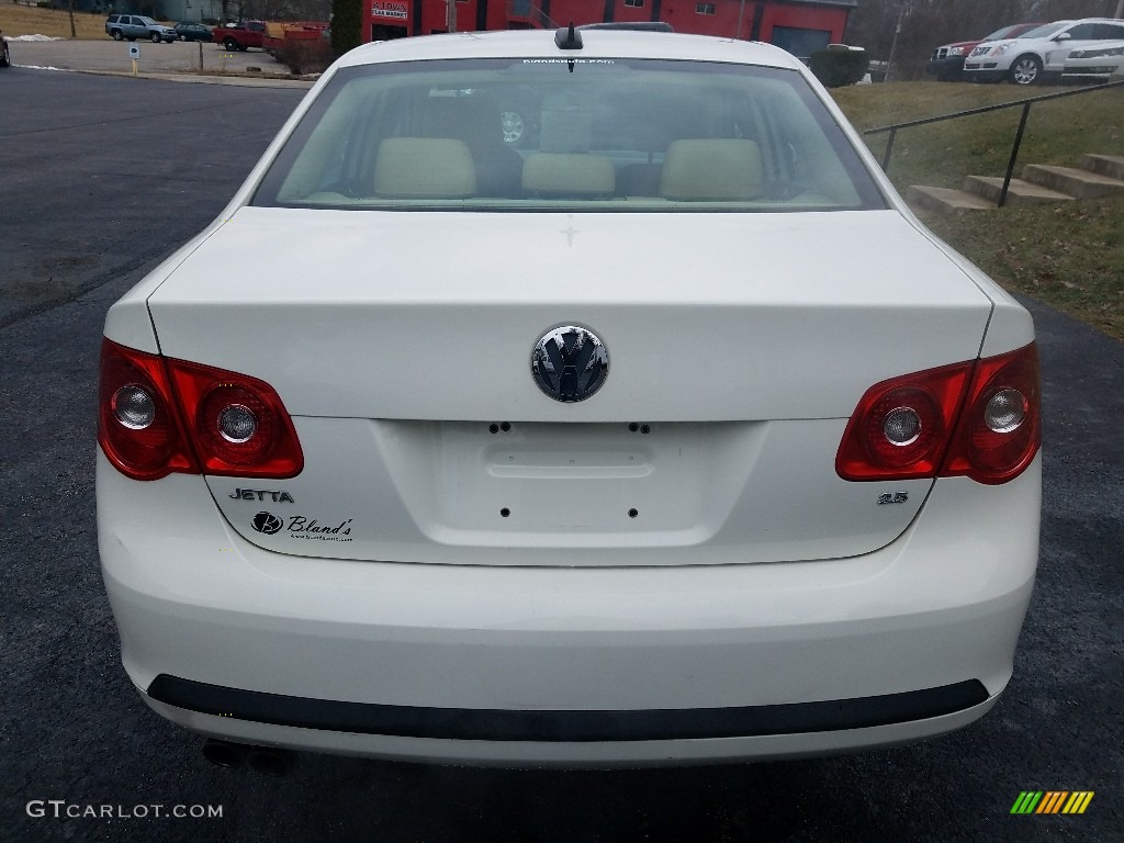 2006 Jetta 2.5 Sedan - Campanella White / Pure Beige photo #4