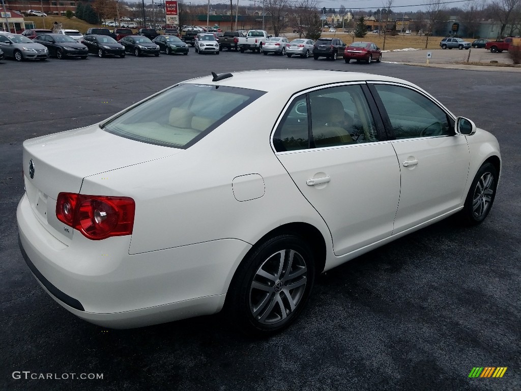 2006 Jetta 2.5 Sedan - Campanella White / Pure Beige photo #7