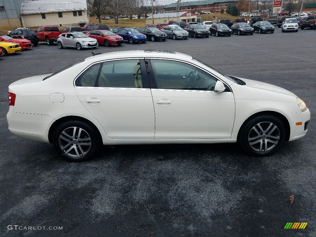 2006 Jetta 2.5 Sedan - Campanella White / Pure Beige photo #8