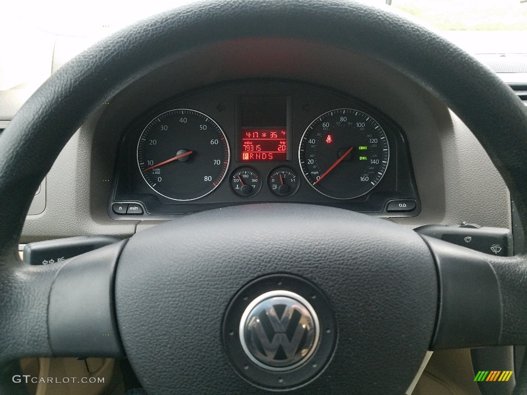 2006 Jetta 2.5 Sedan - Campanella White / Pure Beige photo #18