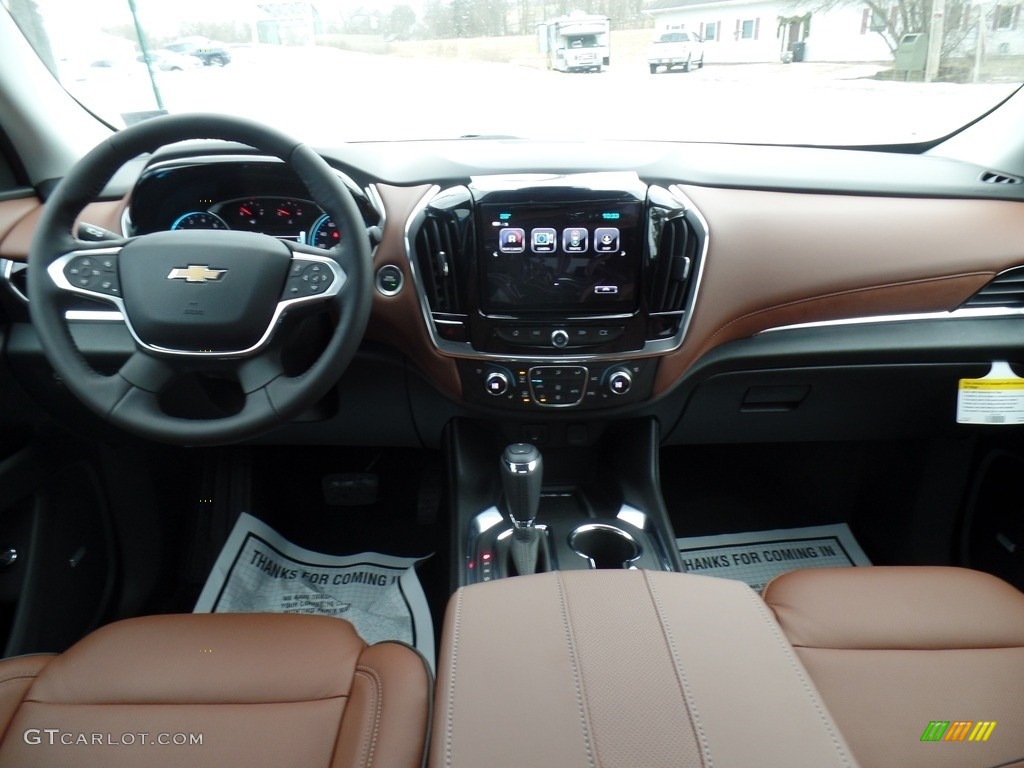 2018 Traverse High Country AWD - Iridescent Pearl Tricoat / High Country Jet Black/Loft Brown photo #47