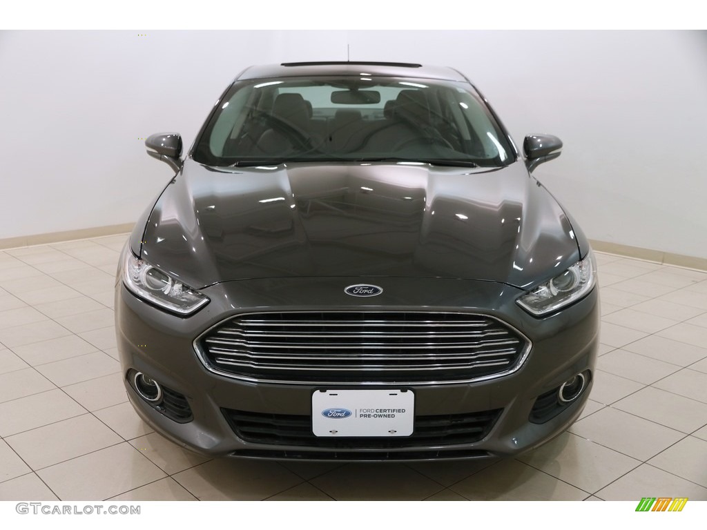 2016 Fusion SE AWD - Magnetic Metallic / Charcoal Black photo #2