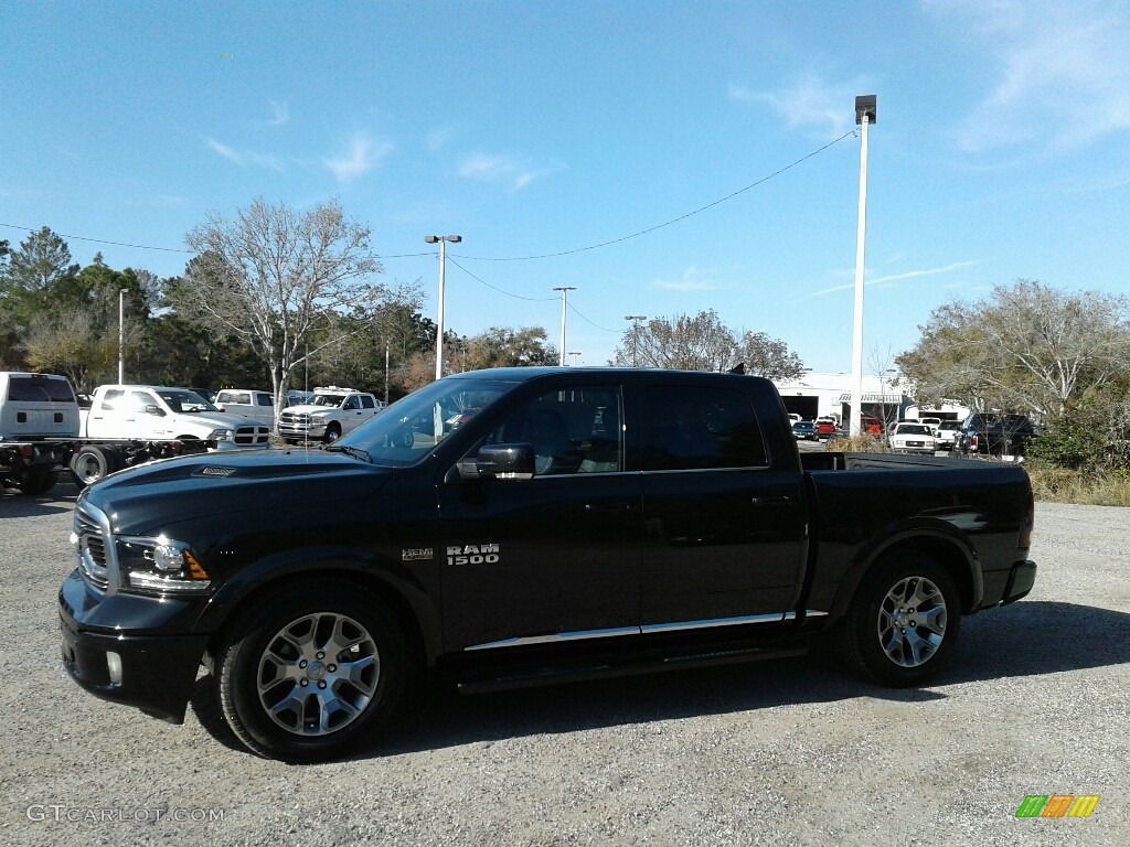 2018 1500 Limited Crew Cab - Brilliant Black Crystal Pearl / Black photo #1