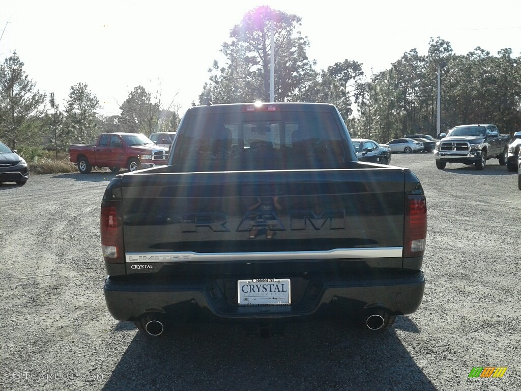 2018 1500 Limited Crew Cab - Brilliant Black Crystal Pearl / Black photo #4
