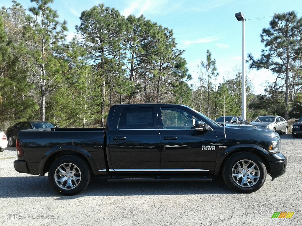 2018 1500 Limited Crew Cab - Brilliant Black Crystal Pearl / Black photo #6
