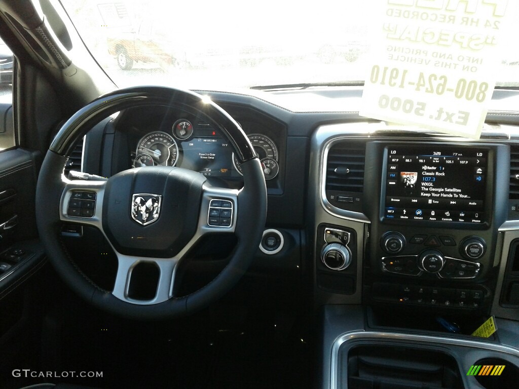 2018 1500 Limited Crew Cab - Brilliant Black Crystal Pearl / Black photo #13