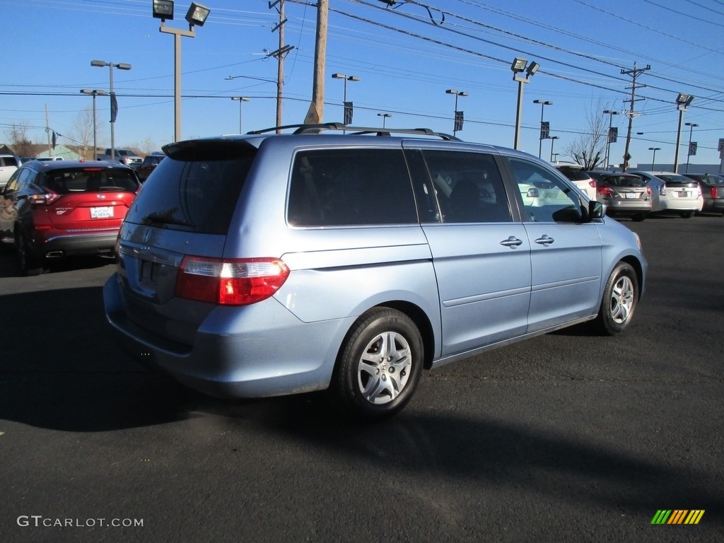 2007 Odyssey EX-L - Midnight Blue Pearl / Gray photo #6