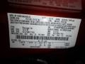 EA: Hot Pepper Red 2018 Ford Focus SEL Hatch Color Code