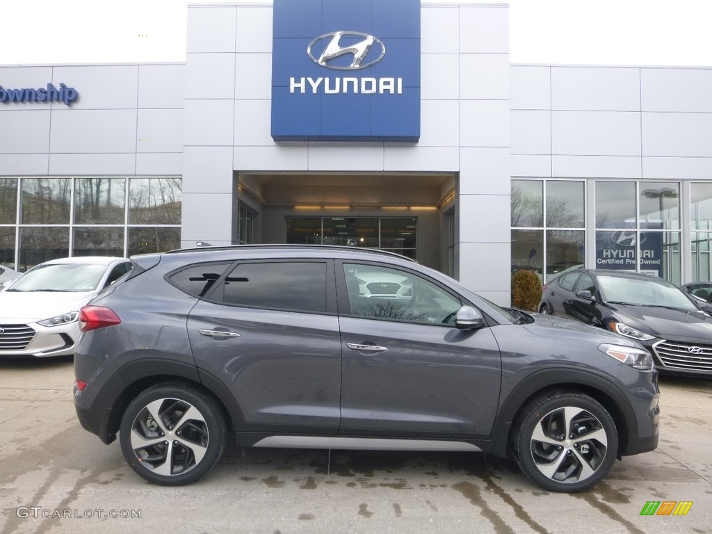 Coliseum Gray 2018 Hyundai Tucson Limited AWD Exterior Photo #125070360