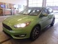 2018 Outrageous Green Ford Focus SEL Hatch  photo #4