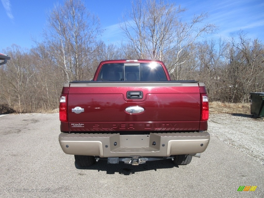 2012 F350 Super Duty King Ranch Crew Cab 4x4 - Golden Bronze Metallic / Adobe photo #4