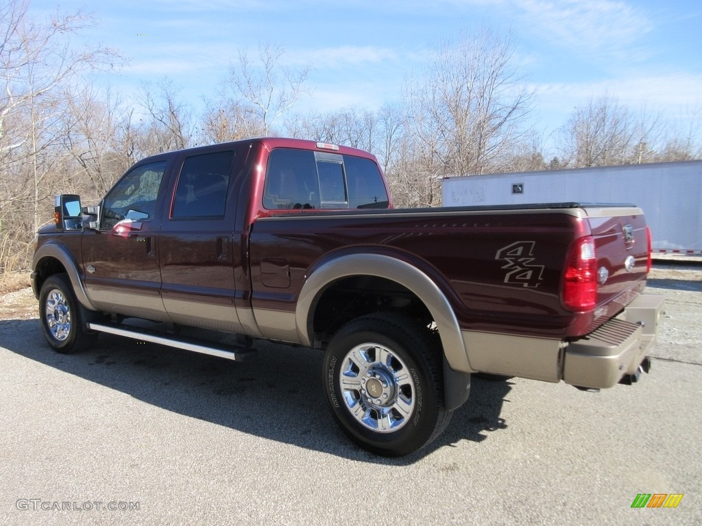 2012 F350 Super Duty King Ranch Crew Cab 4x4 - Golden Bronze Metallic / Adobe photo #5