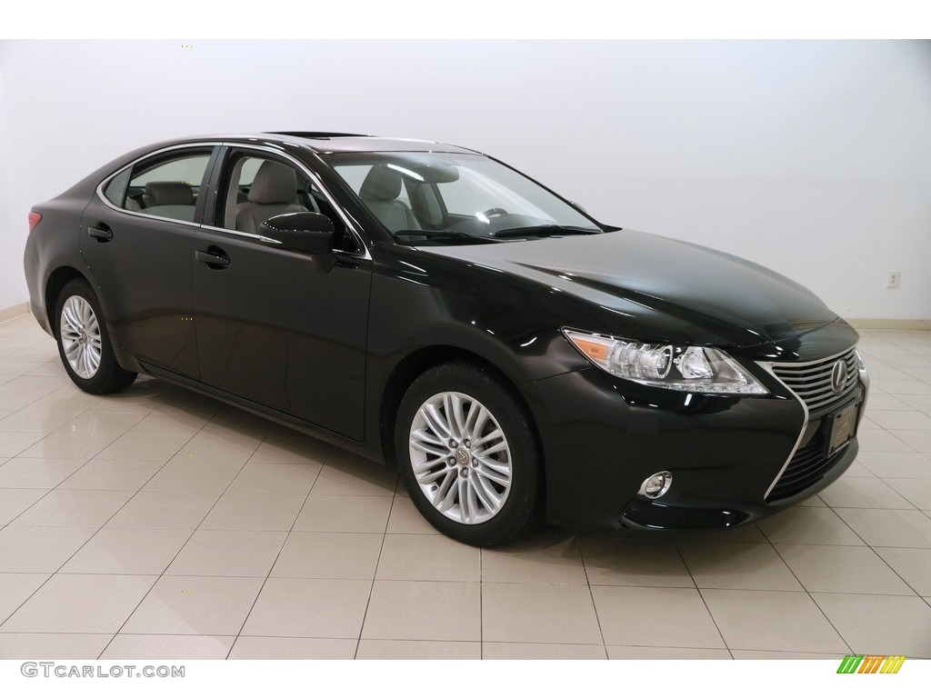 2014 ES 350 - Obsidian Black / Light Gray photo #1
