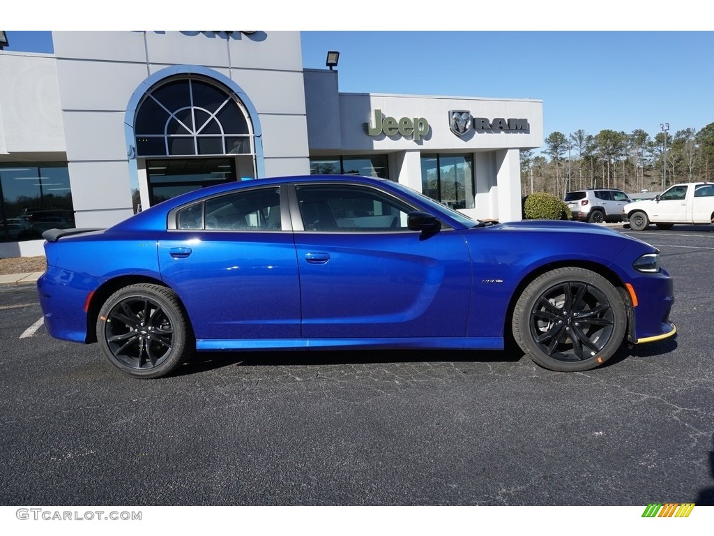 2018 Charger R/T - IndiGo Blue / Black photo #8
