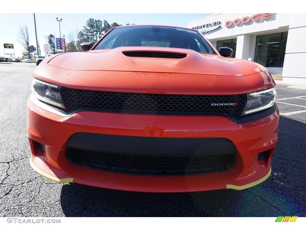 2018 Charger R/T - Go Mango / Black photo #2