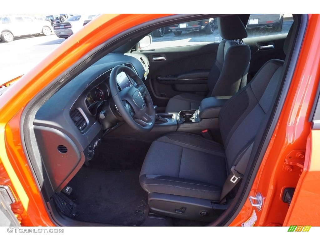 2018 Charger R/T - Go Mango / Black photo #8