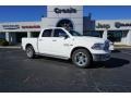 2018 Bright White Ram 1500 Laramie Crew Cab  photo #1