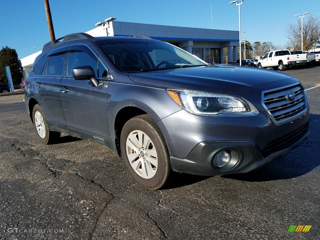 2016 Outback 2.5i Premium - Carbide Gray Metallic / Slate Black photo #1