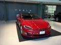 2016 Red Multi-Coat Tesla Model S P90D  photo #7