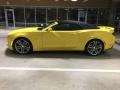 2017 Bright Yellow Chevrolet Camaro LT Convertible  photo #2