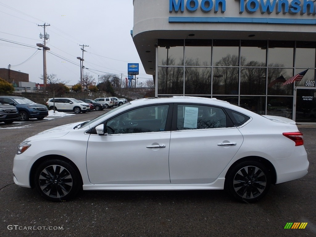 2017 Sentra SR Turbo - Fresh Powder White / Charcoal photo #2