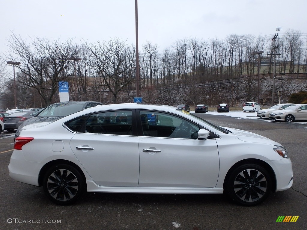 2017 Sentra SR Turbo - Fresh Powder White / Charcoal photo #6