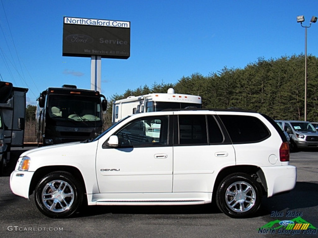 2007 Envoy Denali 4x4 - Summit White / Ebony photo #2
