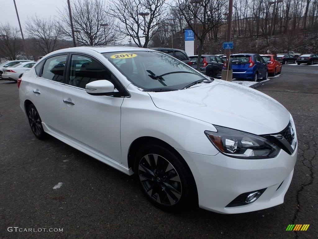 2017 Sentra SR Turbo - Fresh Powder White / Charcoal photo #7