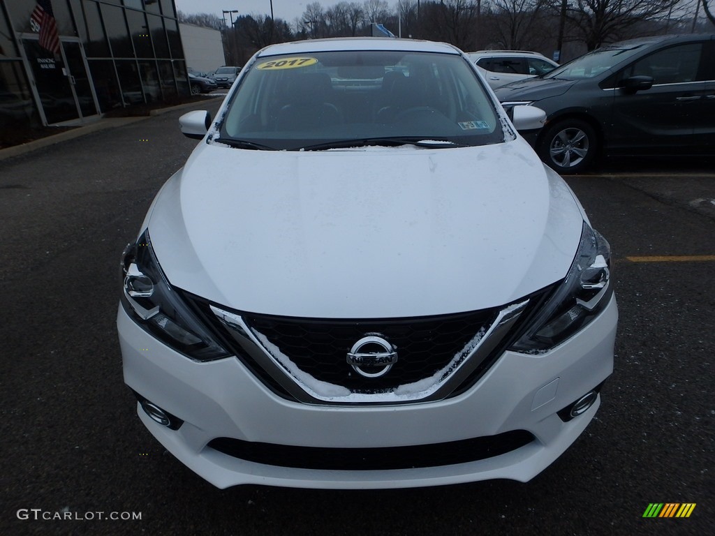 2017 Sentra SR Turbo - Fresh Powder White / Charcoal photo #8