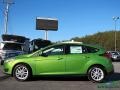 2018 Outrageous Green Ford Focus SE Hatch  photo #2