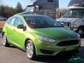 2018 Outrageous Green Ford Focus SE Hatch  photo #7