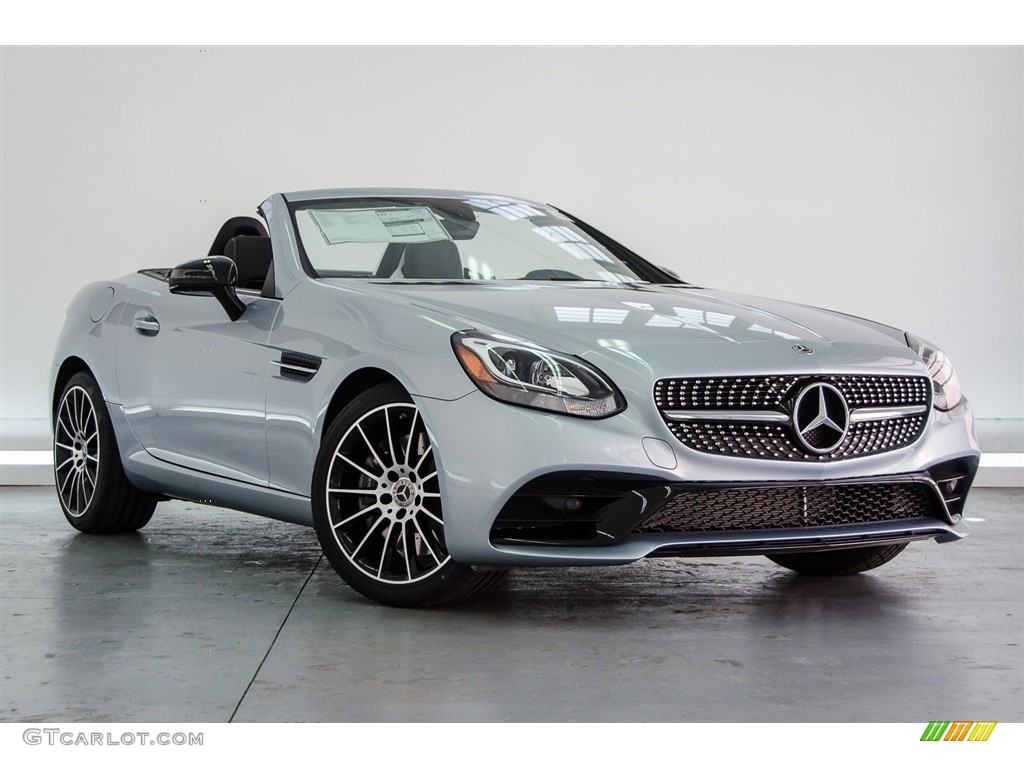 Diamond Silver Metallic 2018 Mercedes-Benz SLC 300 Roadster Exterior Photo #125084913
