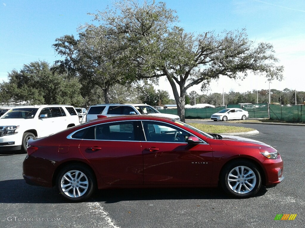 2018 Malibu Hybrid - Cajun Red Tintcoat / Jet Black photo #6